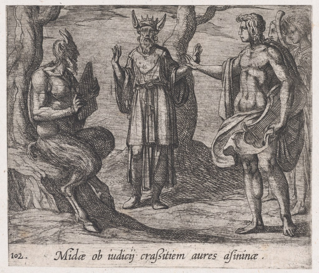 Midas with the Ears of an Ass
Antonio Tempesta 
Italian, 1606